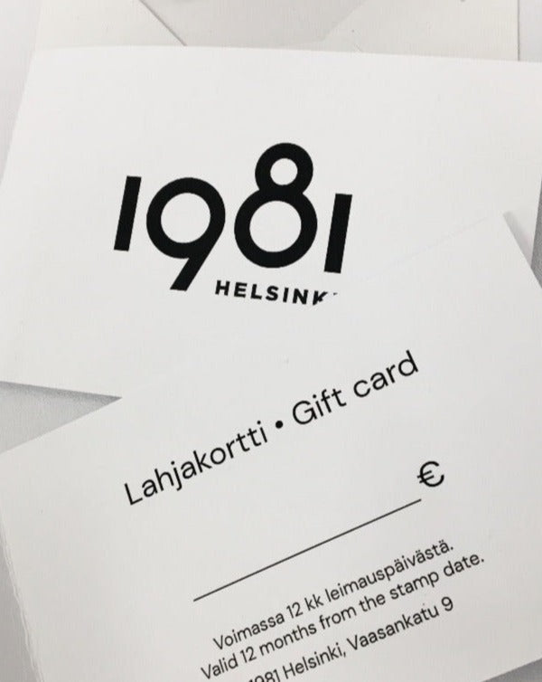 Lahjakortti - Gift Card