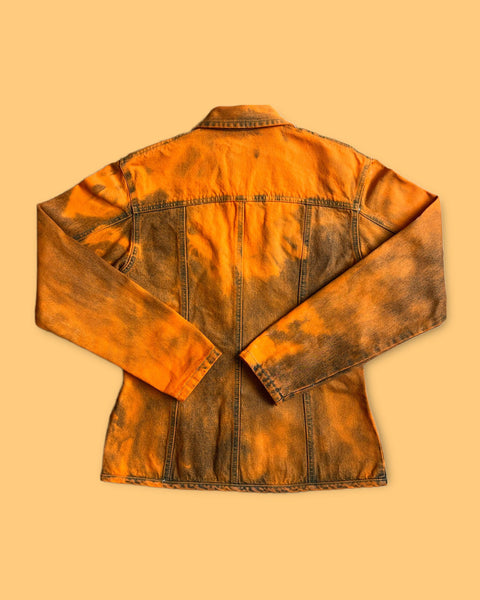 ORANGE DENIM BOM JACKET